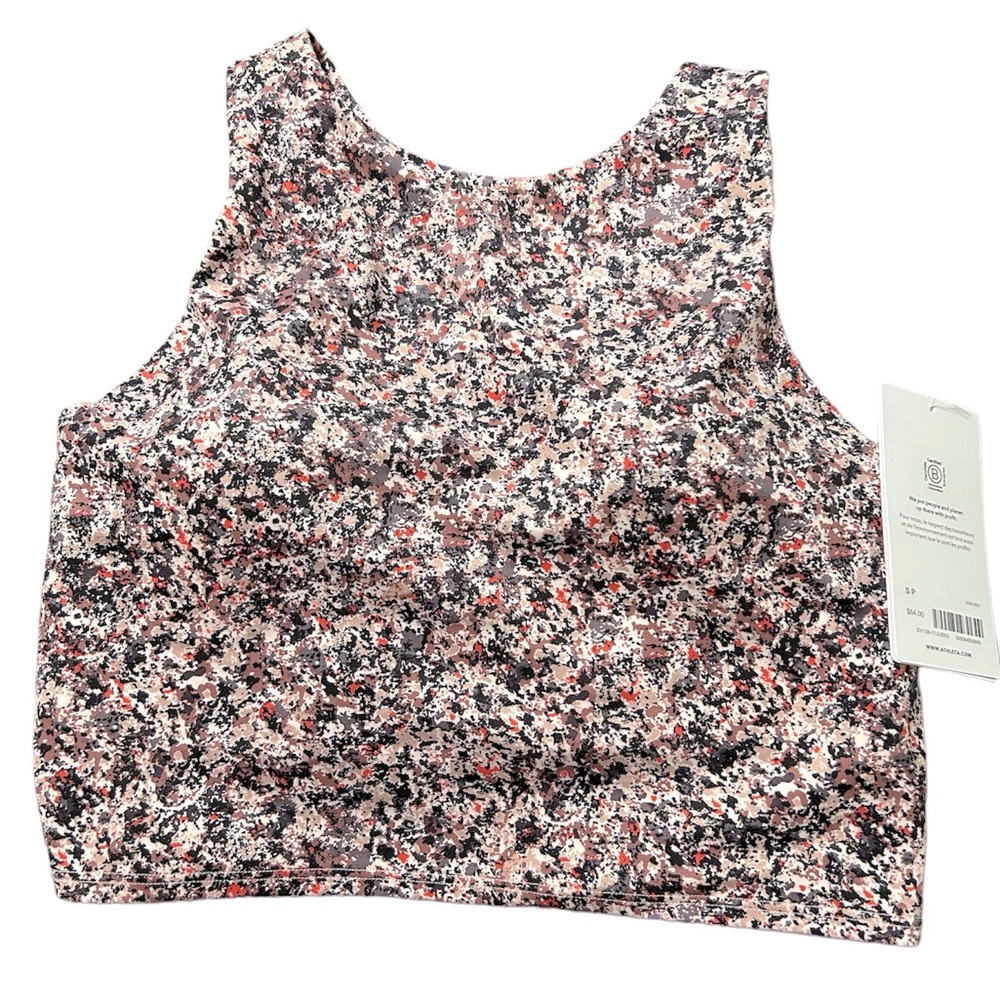 Brand New W Tag, Athleta Conscious Crop Top/ Sports Bra, Sz Small